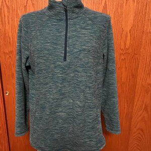 St. John's Bay Polar Fleece Women's Mock Neck Long Sleeve Sweatshirt / Size M